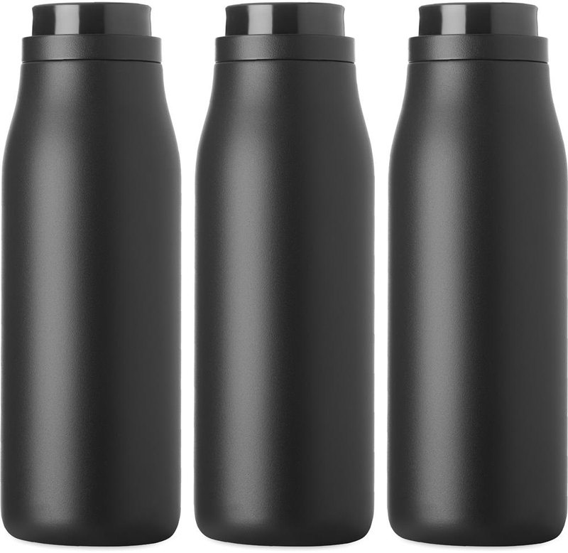 Bouteille à double paroi 500 ml: Sérigraphie circulaire