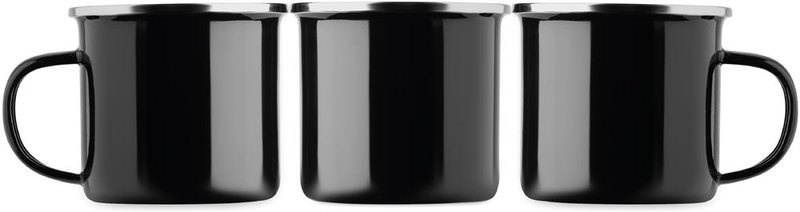 Ensemble plaid polaire et 2 mugs: Mug 1 — Sérigraphie circulaire
