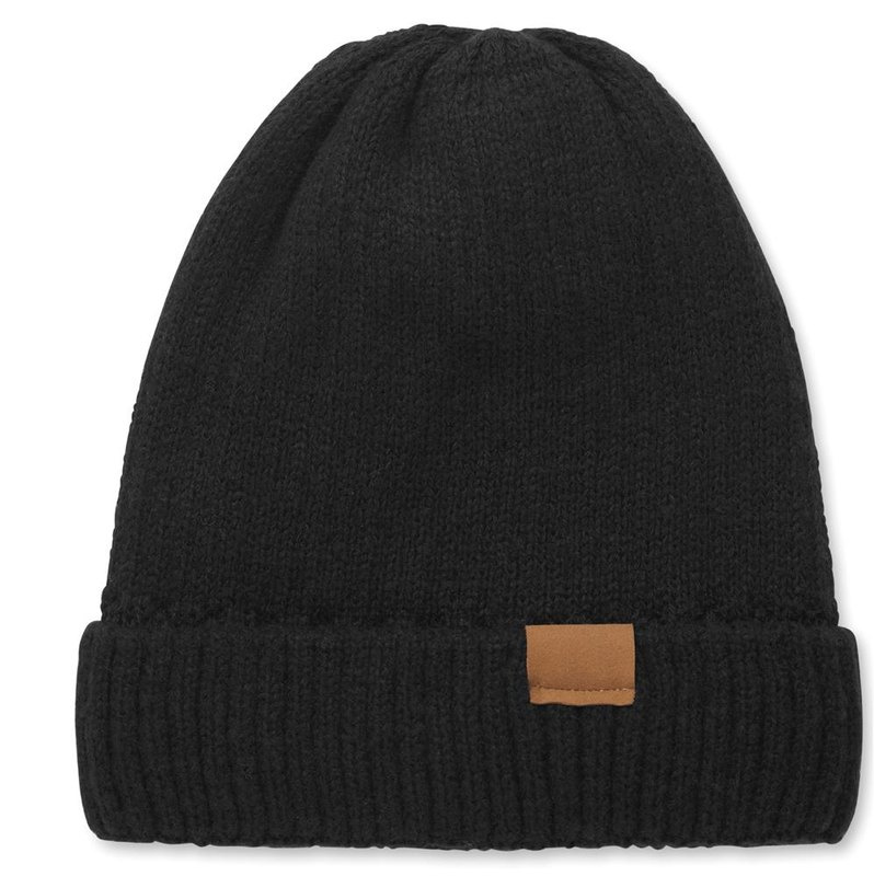 Bonnet en maille avec revers: Face avant