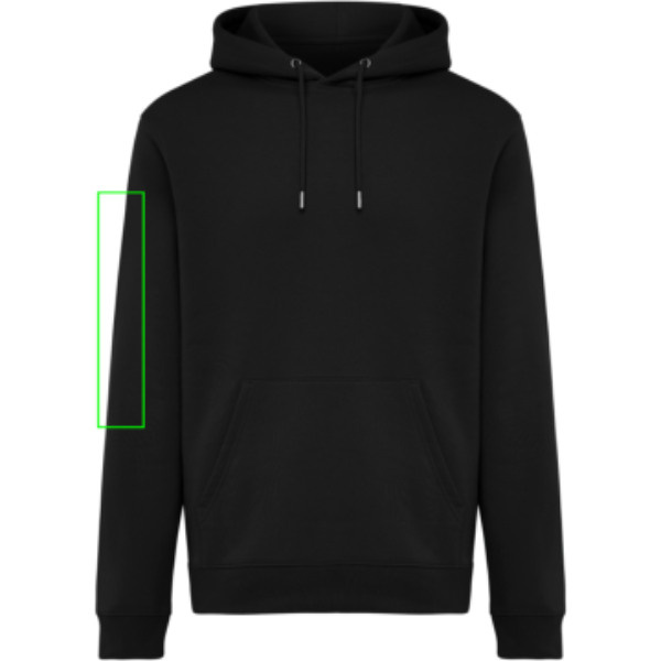 Sweat à capuche IQONIQ Joshua en coton recyclé: Manche droite