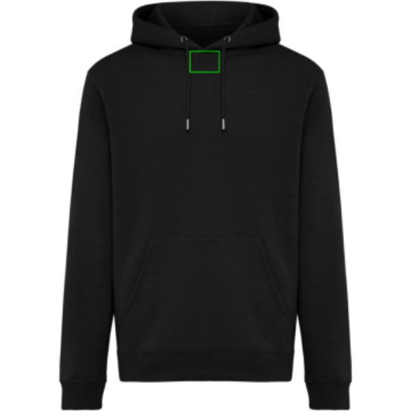 Sweat à capuche IQONIQ Joshua en coton recyclé: Intérieur de l’encolure
