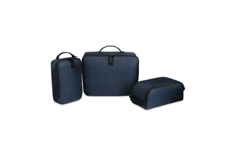 Renew AWARE™ rPET 3-osaline kottide komplekt: eseme esikülg