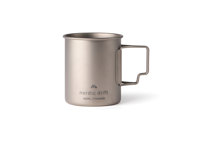 Nordic Drift Trail Ultra Light Titanbecher 450ml: Vorderseite des Artikels