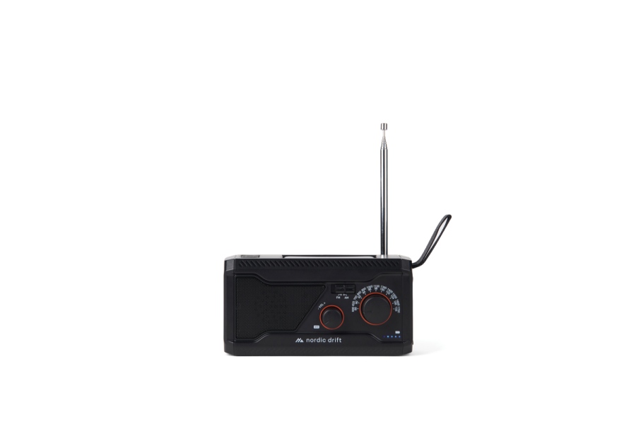 Nordic Drift Titan IPX4 multifunktsionaalne raadio 4000mah: eseme esikülg