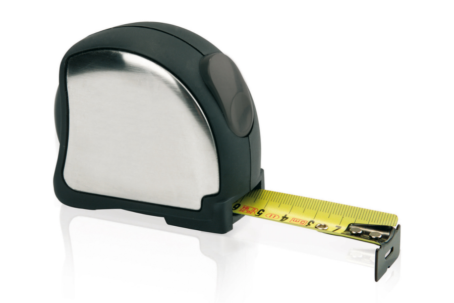 Måttband Rostfritt 5m/25mm: punkt