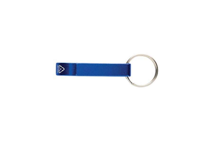 RCS recycled aluminum bottle and can opener: item front