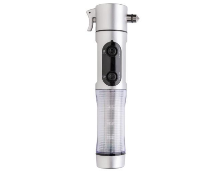 Lampe de secours avec marteau brise-vitre: Avant du produit