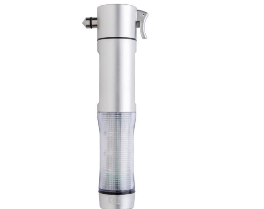 Lampe de secours avec marteau brise-vitre: Arrière du produit