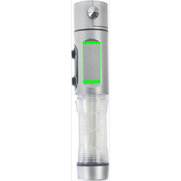 Lampe de secours avec marteau brise-vitre: Côté droit du produit