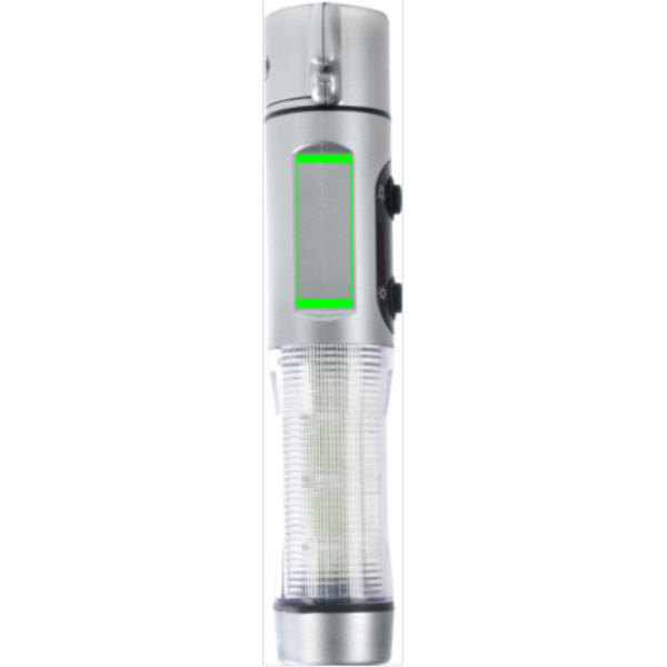 Lampe de secours avec marteau brise-vitre: Côté gauche du produit