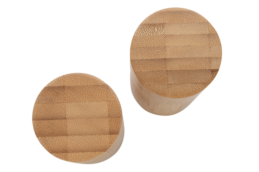 Ukiyo bambu salt & peppar set: artikelns topp