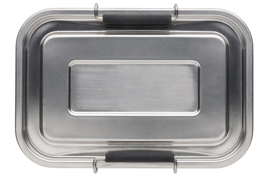 Auslaufsichere Lunchbox aus RCS recyceltem Stainless Steel: Gegenstand oben links