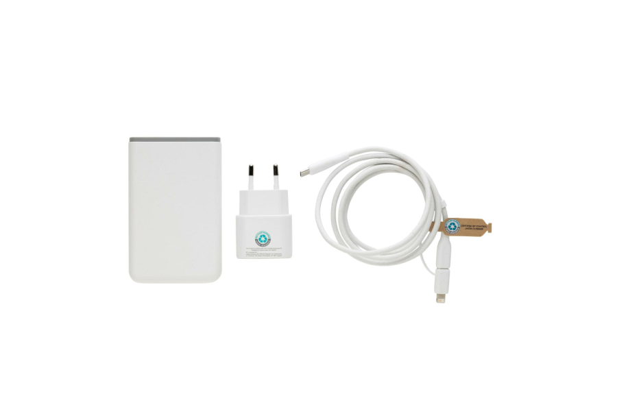 Surge RCS recyled PET 20W type C 3 pcs charging set: item front