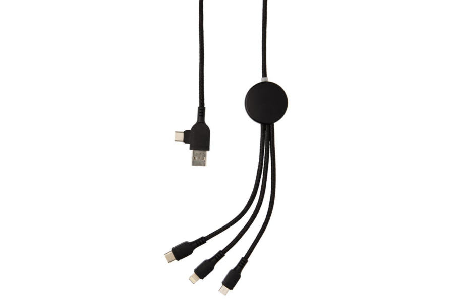 Light up logo 6-in-1 kaabel: eseme esikülg