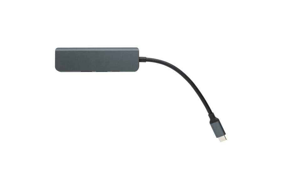 Terra hub med HDMI input i RCS återvunnen aluminium: artikelns framsida