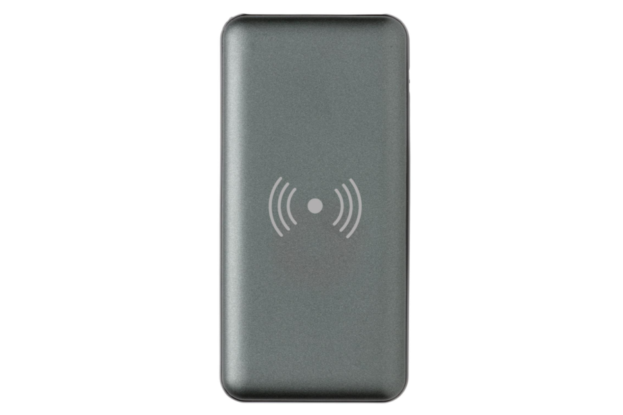 10.000 mAh Fast Charging 10W Wireless Powerbank with PD: item front down
