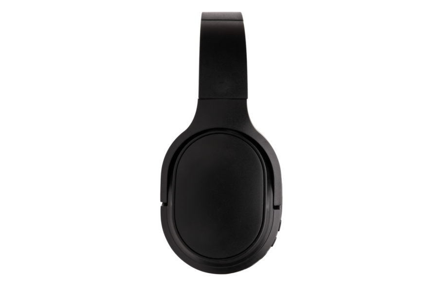 RCS recycled plastic Elite Foldable wireless headphone: item side left
