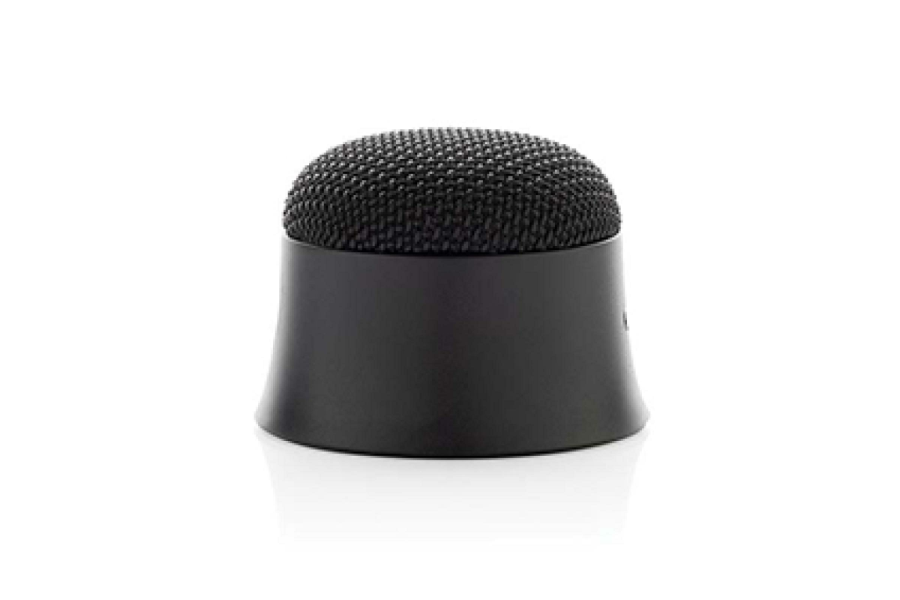 Enceinte magnétique Magtune de 5 W en plastique recyclé RCS: Côté gauche du produit