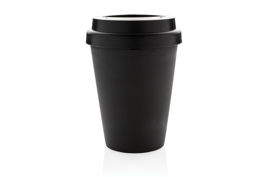Gobelet à café réutilisable à double paroi 300 ml: Avant du produit, partie inférieure