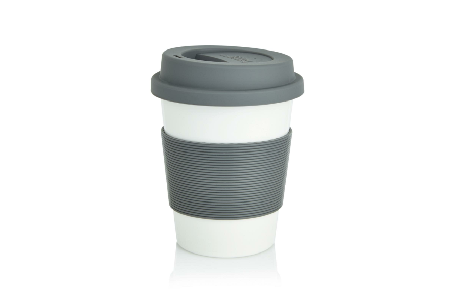 Gobelet à café en PLA: Arrière du produit, partie supérieure