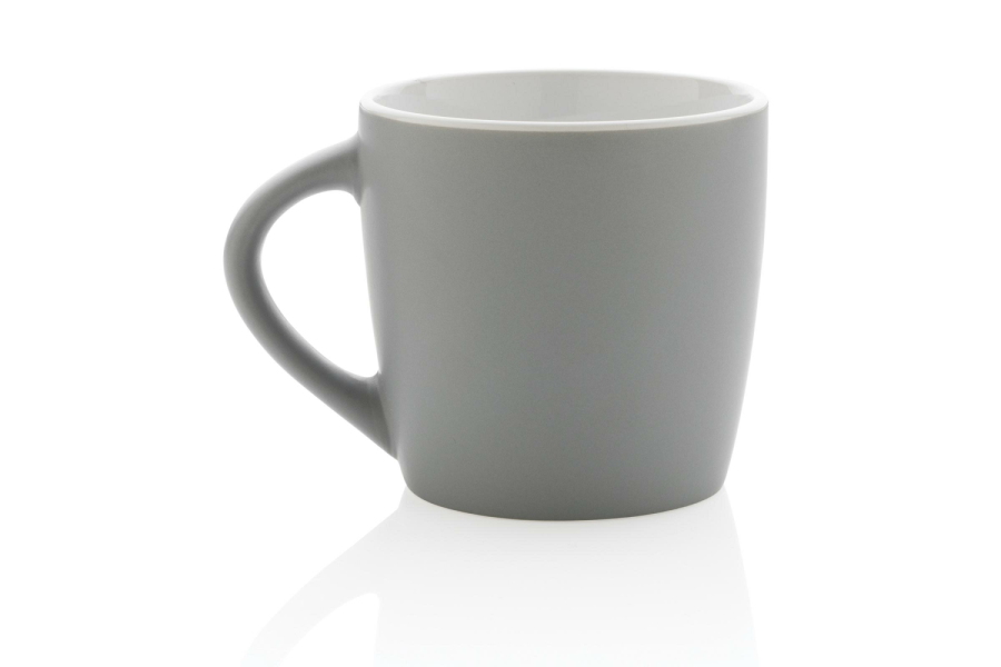 Ceramic mug with coloured interior, 300 ml: item back
