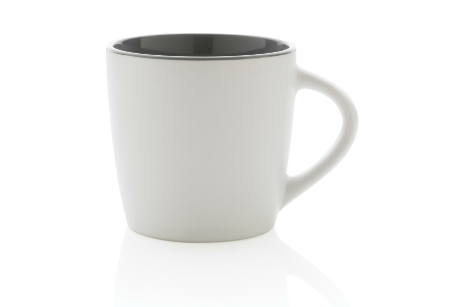 Ceramic mug with coloured interior, 300 ml: item front