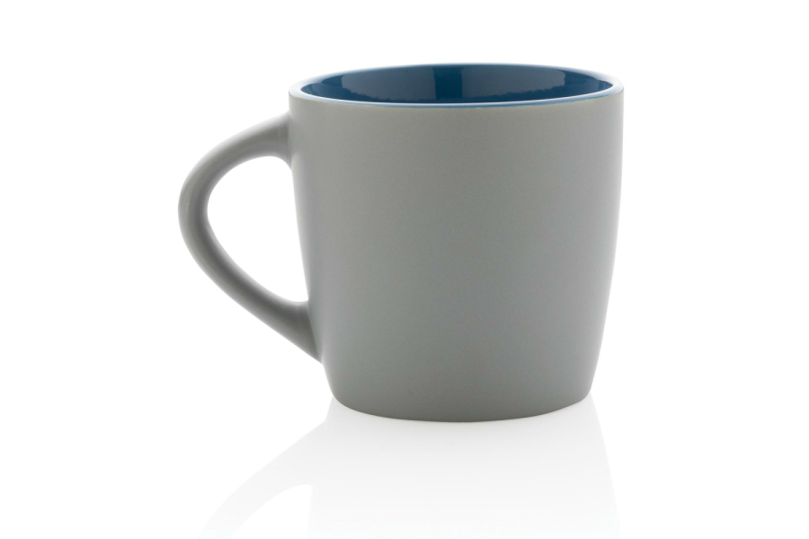 Ceramic mug with coloured interior, 300 ml: item back