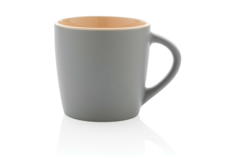 Ceramic mug with coloured interior, 300 ml: item front