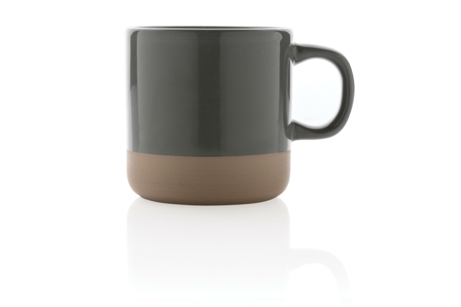 Becher aus glasierter Keramik, 360ml: Vorderseite des Artikels