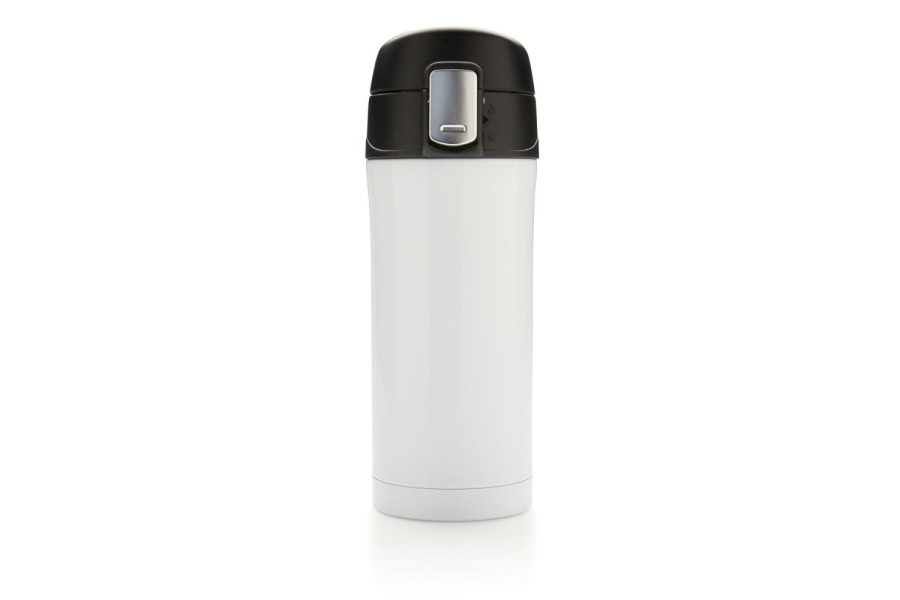 RCS Recycled stainless steel easy lock vacuum mug: item front down
