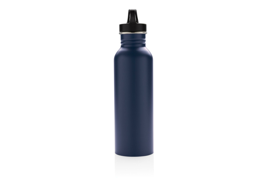 Gourde de sport Deluxe en acier inoxydable: Arrière du produit, partie supérieure