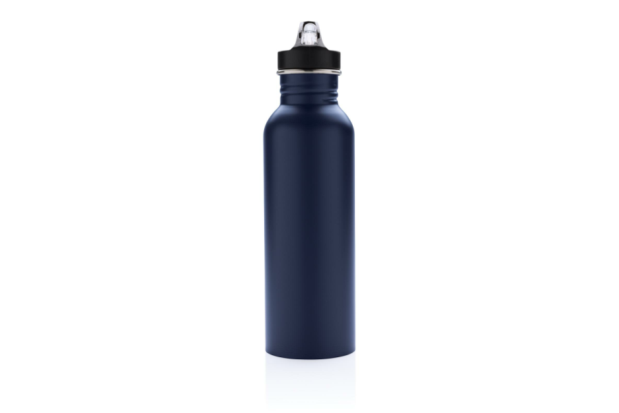 Gourde de sport Deluxe en acier inoxydable: Avant du produit, au centre