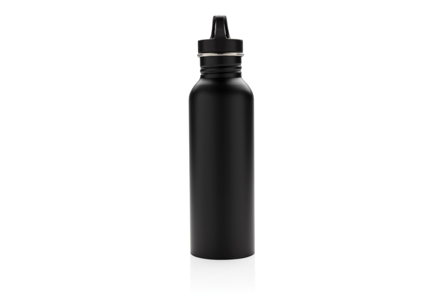 Gourde de sport Deluxe en acier inoxydable: Arrière du produit, partie supérieure