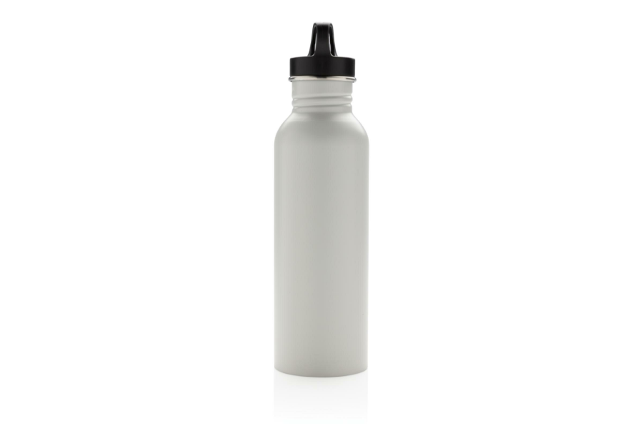 Gourde de sport Deluxe en acier inoxydable: Arrière du produit, partie supérieure