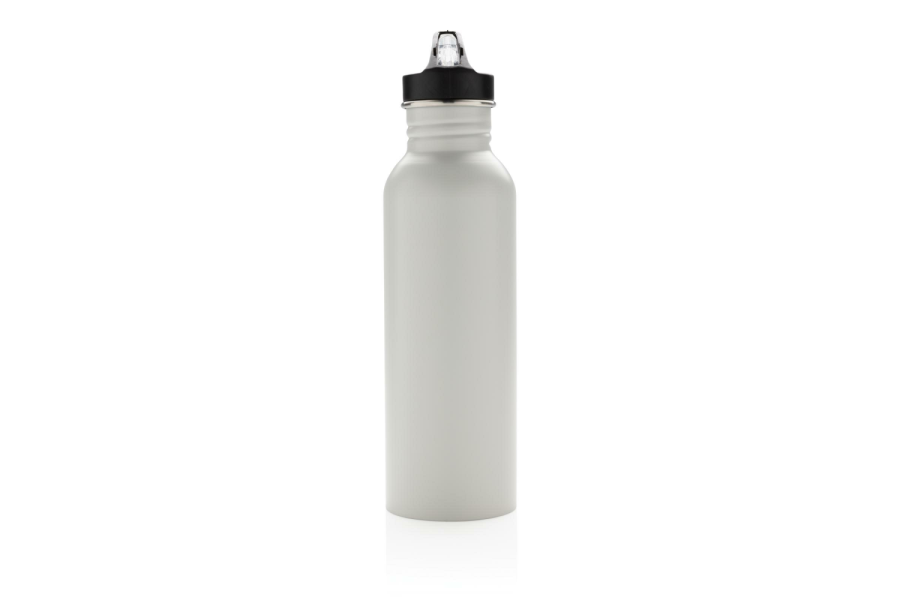Gourde de sport Deluxe en acier inoxydable: Avant du produit, au centre