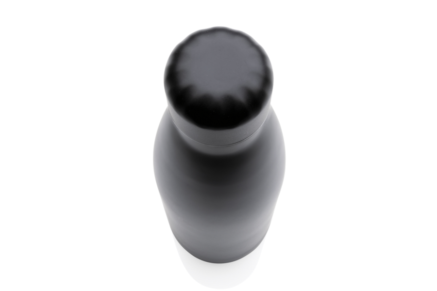 Gourde isotherme sous vide unie en acier inoxydable 500 ml: Dessus du produit