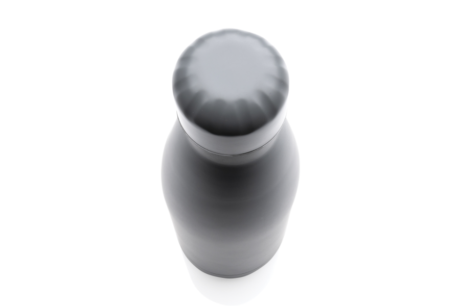 Gourde isotherme sous vide unie en acier inoxydable 500 ml: Dessus du produit