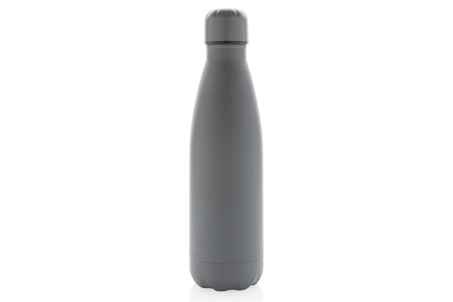 Gourde isotherme sous vide unie en acier inoxydable 500 ml: Avant du produit, au centre