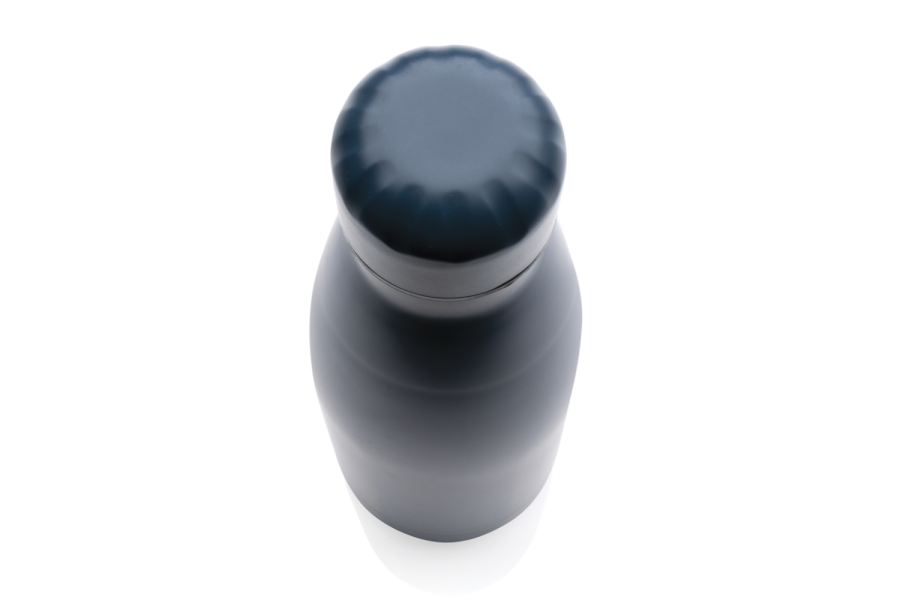 Gourde isotherme sous vide unie en acier inoxydable 500 ml: Dessus du produit