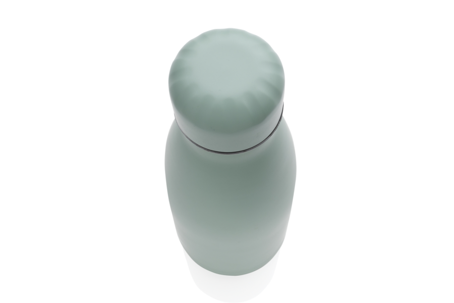 Gourde isotherme sous vide unie en acier inoxydable 500 ml: Dessus du produit