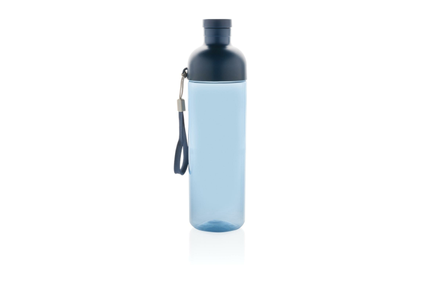 Impact auslaufsichere Trinkflasche aus RCS-recyceltem PET 600 ml: Vorderseite des Gegenstands