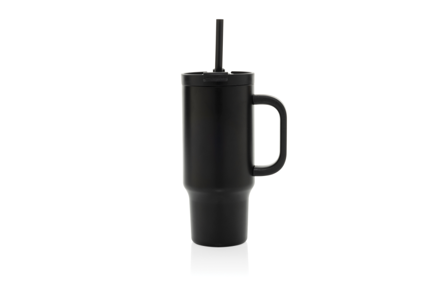Cruiser kompakter, auslaufsicherer Thermobecher aus RCS-recyceltem Stahl, 480 ml: Vorderseite des Artikels