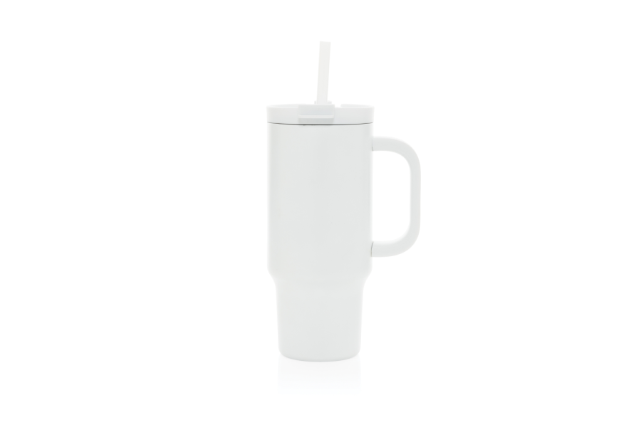 Cruiser kompakter, auslaufsicherer Thermobecher aus RCS-recyceltem Stahl, 480 ml: Vorderseite des Artikels