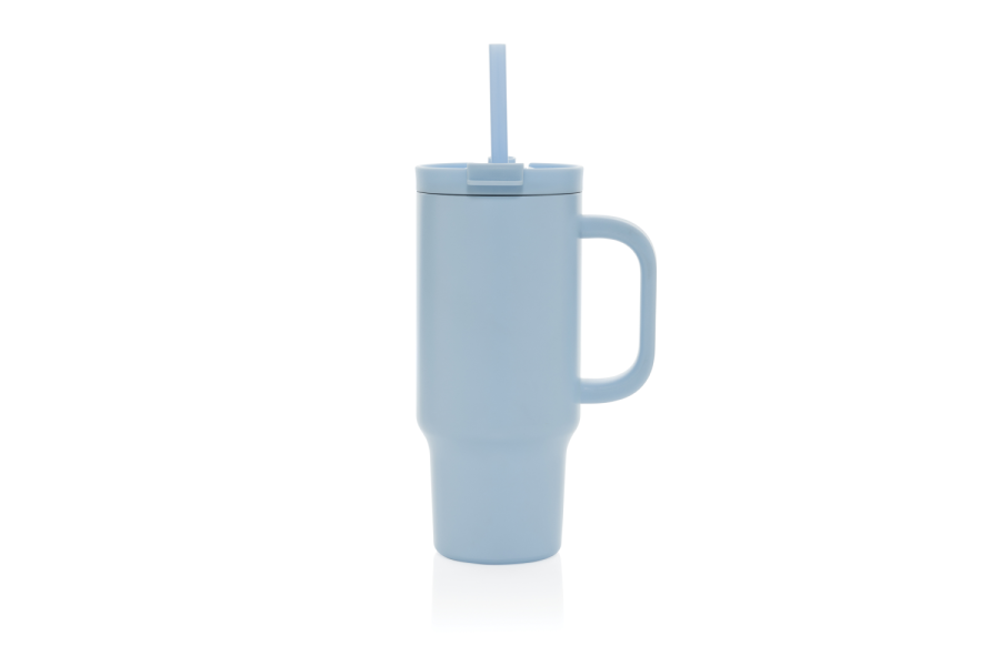 Cruiser kompakter, auslaufsicherer Thermobecher aus RCS-recyceltem Stahl, 480 ml: Vorderseite des Artikels