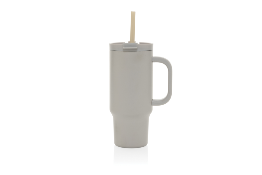 Cruiser kompakter, auslaufsicherer Thermobecher aus RCS-recyceltem Stahl, 480 ml: Vorderseite des Artikels