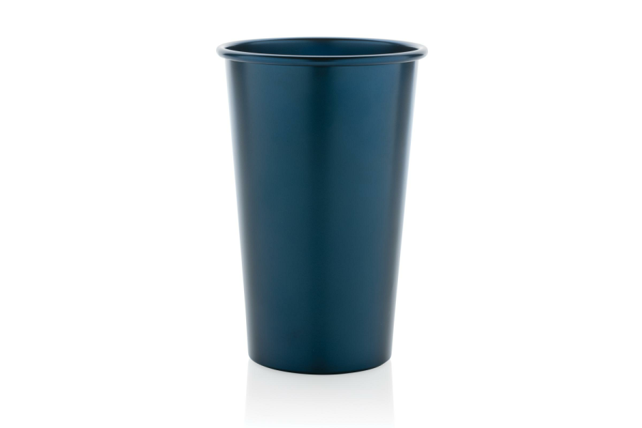 Gobelet léger Alo en aluminium recyclé RCS 450 ml: Avant du produit, partie supérieure