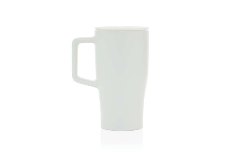 Keraaminen Luxe Quencher -muki kannella, 490 ml: kohde takaisin alas