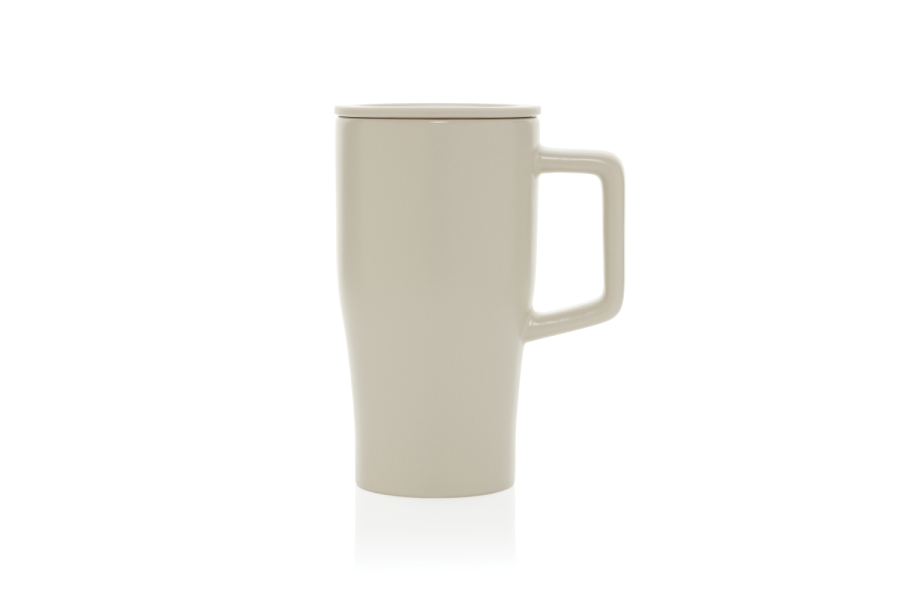 Keraaminen Luxe Quencher -muki kannella, 490 ml: tuote etupuolelta