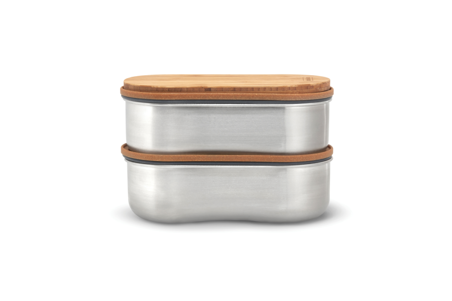 Black+Blum Stainless Steel Double Bento Box: Vorderseite des Artikels