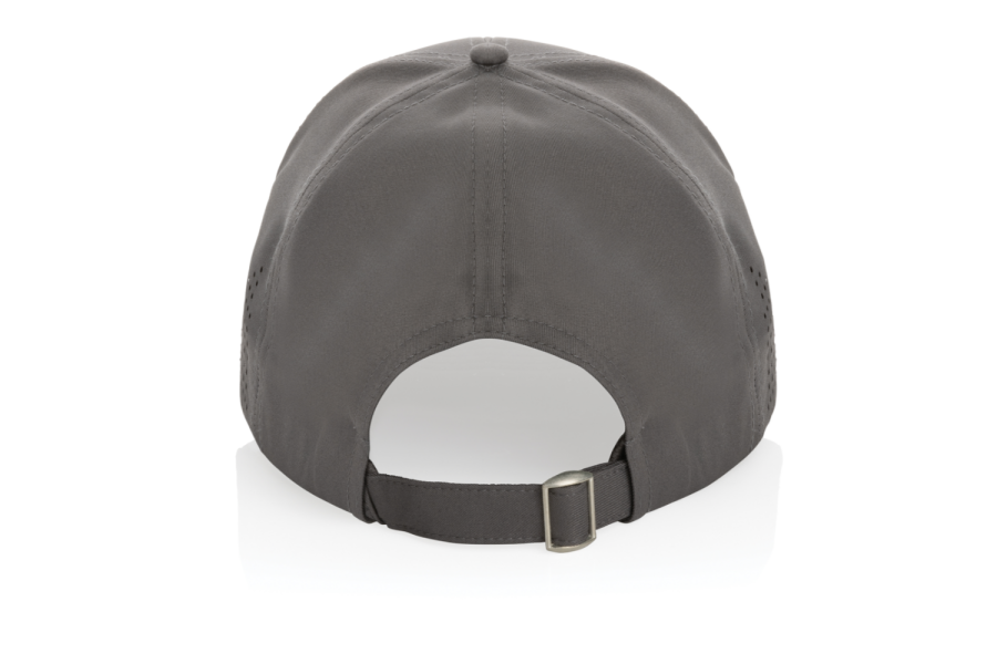 Casquette de sport Impact AWARE™ en RPET à 6 panneaux: Article, à l’arrière à gauche